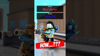 SHERIFF and MURDERER in MM2 Roblox roblox mm2 murdermystery2 [upl. by Sada]