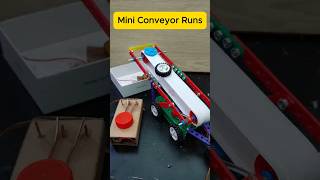 Mini Conveyor Belt DIY  Easy Motor Installation shorts miniconveyorbelt [upl. by Akirre]