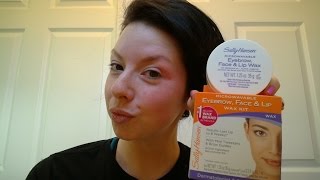 Sally Hansen at home microwavable wax kit review [upl. by Hola]