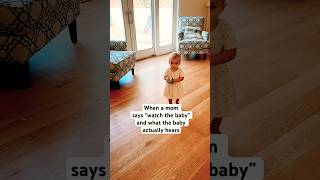 When the clingy baby has her OWN ideas motherhooddiaries funniesthomevideos wholesomecontent [upl. by Erda]