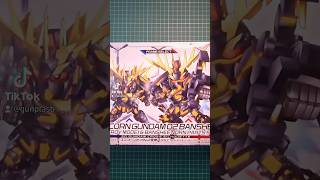 SD Unicorn Gundam 02 Banshee ASMR  Snap Build gunpla gundam banshee [upl. by Eletnahc]