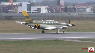 Socata TBM  900 take off N900FZ [upl. by Donelson598]