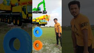 JcB Thar vs Kran Tractor toli Rail gari VFX shortsshortfeed [upl. by Leventhal625]