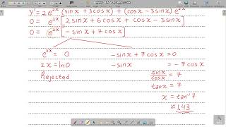 9709s20qp31 Q4ab Topic 34 Differentiation A Level Mathematics [upl. by Bilbe]