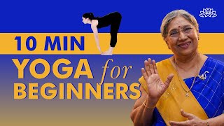 Yoga for Beginners Simple 10Minute Practice for All Beginners  Health amp WellBeing  Dr Hansaji [upl. by Burbank]