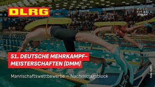 51 Deutsche MehrkampfMeisterschaften im Rettungsschwimmen –Mannschaftswettbewerbe Nachmittagsblock [upl. by Ytnom185]