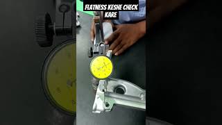 Flatness Keshe Check Kare  How To Check Flatness gdampt engineering [upl. by Athene425]