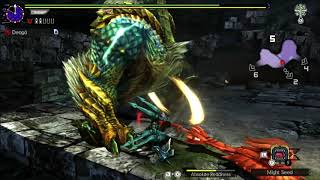 MHGU Zinogre  Aerial Charge Blade TA Rules  0437quot73 [upl. by Brittan]