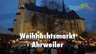 Weihnachtsmarkt Ahrweiler  RheinEifelTV [upl. by Ynoyrb]