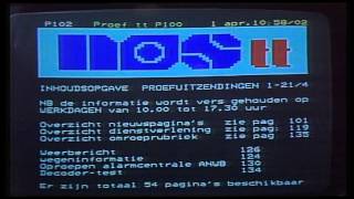 Lancering teletekst [upl. by Bang]