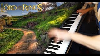 Lord of The Rings  Concerning Hobbits amp Rohan Piano [upl. by Carilla803]