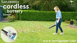 Swift 40v cordless battery powered blower EB430D2 [upl. by Stanford]