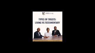 Living trust vs Testamentary trust shorts [upl. by Egarton]