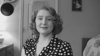 1940s  1950s Vintage Hairstyle Tutorial [upl. by Etnoel538]