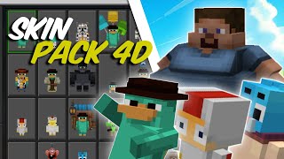 SKIN PACK 4D 😎 tutorial android y Windows 10 [upl. by Satterfield685]