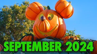 Disneyland Park  September 2024 Walkthrough Halloween Time is Here and Park Updates 4K POV [upl. by Dub]