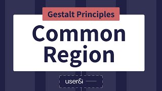 Gestalt Principles of Design Common Region  UXUI Design  Figma [upl. by Oinimreh]