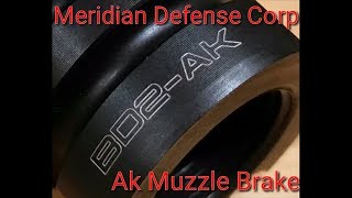 BD2AKD Muzzle Brake by Meridian Defense Corp [upl. by Sofko]