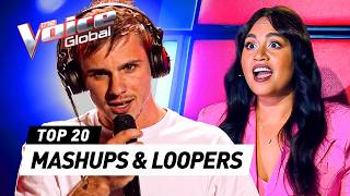 Sensational MASHUPS amp LOOPING Artists on The Voice [upl. by Brook84]