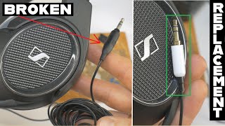 Sennheiser headphone 35mm jack repair DIY [upl. by Vincenta43]