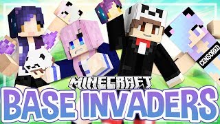 quotFacequot Invaders  Base Invaders Minecraft Challenge [upl. by Okika]