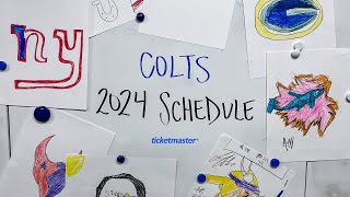 Drawing Up the Schedule  2024 Indianapolis Colts Schedule Release [upl. by Barris]