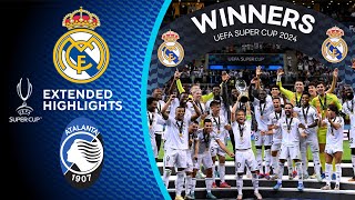 Real Madrid vs Atalanta Extended Highlights  UEFA Super Cup  CBS Sports Golazo [upl. by Assilev801]