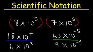 Scientific Notation  Multiplication and Division [upl. by Beasley]