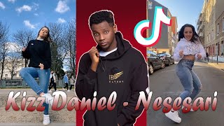 Kizz Daniel  Nesesari  TikTok viral new dance 2021 [upl. by Lorianna410]