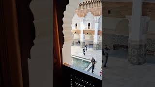 Marakesz Medresa Ben Youssef marrakechmorocco [upl. by Sirahs]