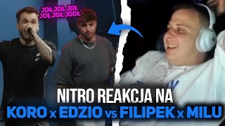 NITRO REAKCJA NA KORO EDZIO VS FILIPEK MILU [upl. by Acima]