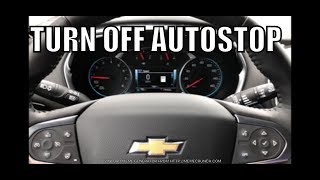 EASY WAY to turn OFF AUTO STOP [upl. by Horowitz]