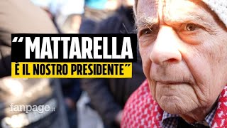 La manifestante che ha parlato di Mattarella con il carabiniere quotSono sconcertata è il Presidentequot [upl. by Woolley]