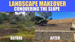 Landscape Makeover Conquering the Slope [upl. by Clementina]