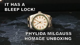 It Has A Bleep Lock  PHYLIDA Milgauss Homage Unboxing [upl. by Kreiker683]