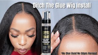 GLUELESS WIG INSTALL Extreme Melt NO GLUE Easy amp Beginner Friendly Wig Install KeeseesWorld [upl. by Hecker]