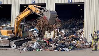 Northumberland Waste Transfer Fire October 11 2022 [upl. by Hawger]