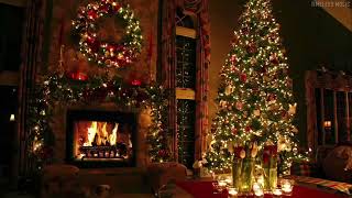 Top 200 Christmas Songs of All Time 🎄10 Hours of Classic Christmas Music with Fireplace [upl. by Carnahan]