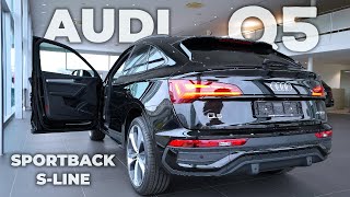 New Audi Q5 Sportback SLine Black Edition 2021 [upl. by Krystyna]