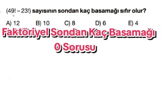 Matematik Faktöriyel 0 Soru Çözüm matematik maths tyt kpss yks keşfet [upl. by Grous]