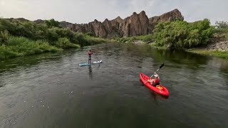 Kayak the Lower Salt River at Saguaro Lake Guest Ranch [upl. by Iphlgenia610]