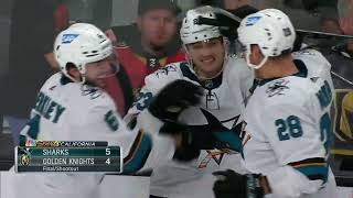 Bordeleau Scores Slick Shootout Winner to Complete Sharks Comeback [upl. by Nilra]