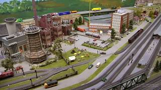 The Biggest Model Railroad Layout in HO Scale with more than 200 Model Trains made by Marklin [upl. by Madancy716]