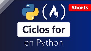 Python Tutorial Ciclos for  Ejemplo con Range Shorts [upl. by Elehcim]