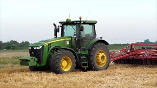 John Deere 8310R  Horsch Terrano 6 MT [upl. by Sophy]