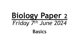 Edexcel GCSE Combined Science  Biology Paper 2  BASICS [upl. by Calen]