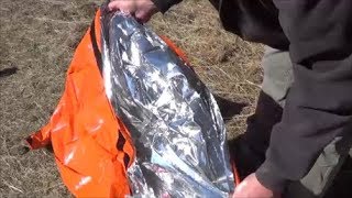 Emergency Mylar Sleeping Bag Review [upl. by Grey]