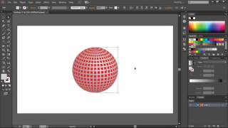 Bài 12 Vẽ quả cầu 3D bằng kỹ thuật transform và Symbol bằng Adobe Illustrator CC [upl. by Jefferson]