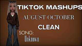 TIKTOK MASHUPS AUGUSTOCTOBER DANCES 2023  CLEAN  SONG NAMES ADDED [upl. by Nitnert]