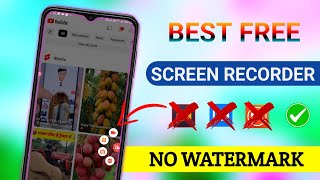 Best Screen Recorder For Android Without Watermark  Best Screen Recorder [upl. by Therine]